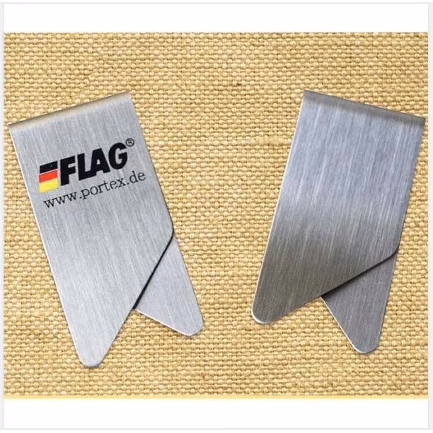 Stainless Steel Money Clip Metal Bookmark