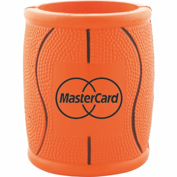 Basketball Sport Can Cooler, custom koozie with logo imprint 1