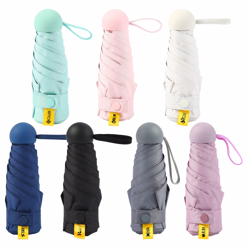 Mini Travel Sun And Rain Umbrella