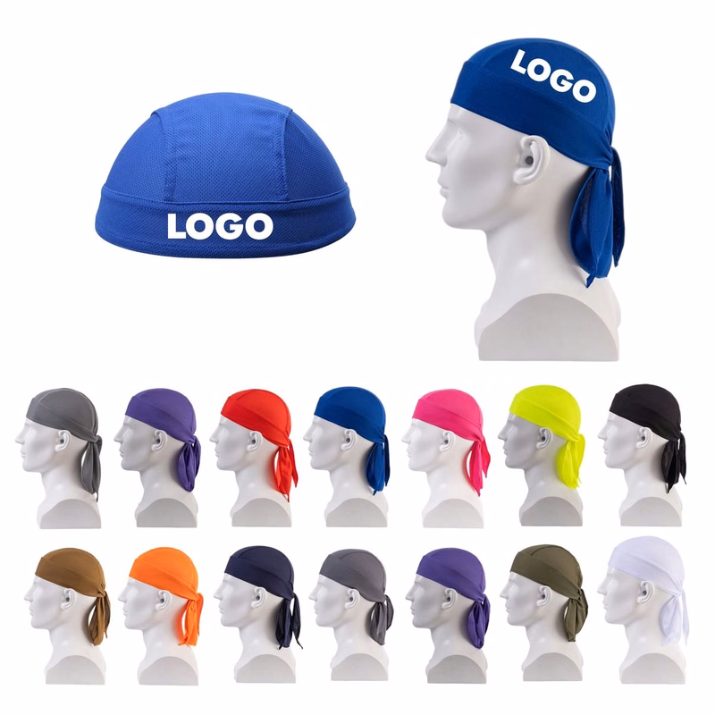 Sweat Wicking Mesh Pirate Bandana Hat