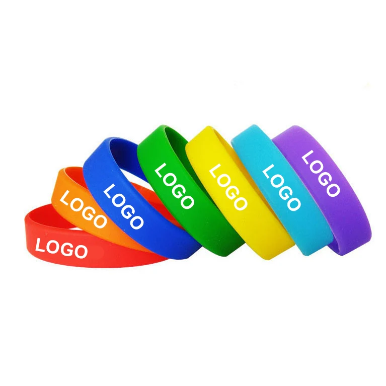 Silkscreen Silicone Wristbands 1