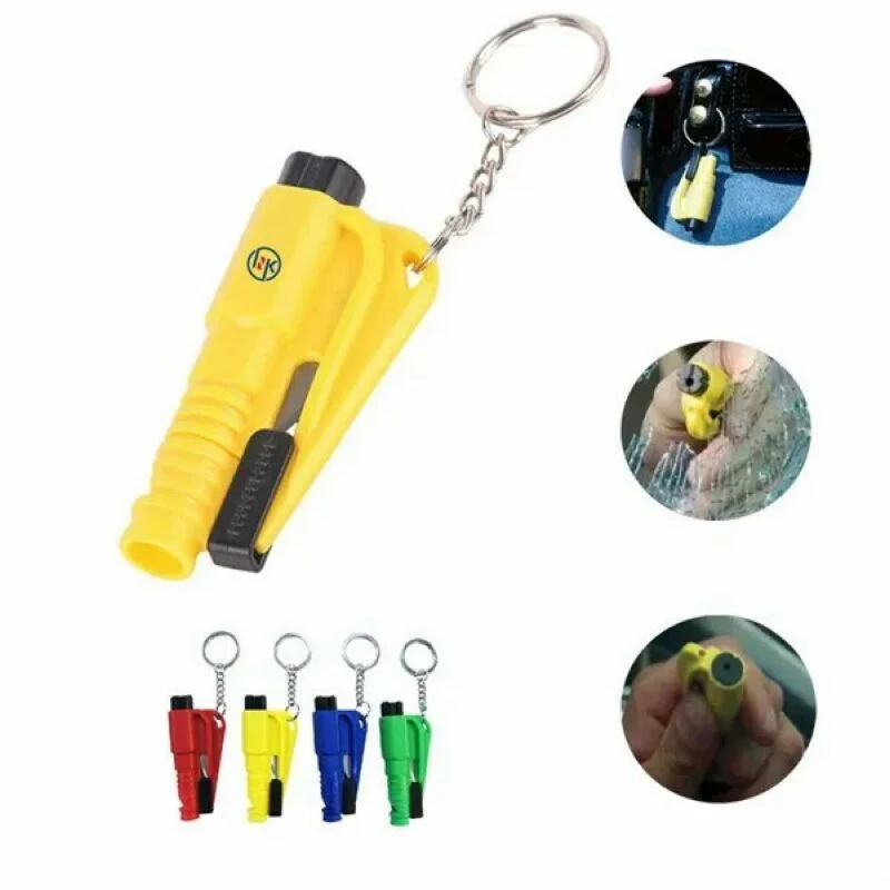 3 in 1 Car Safety Hammer Window Breaker Escape Tool 1
