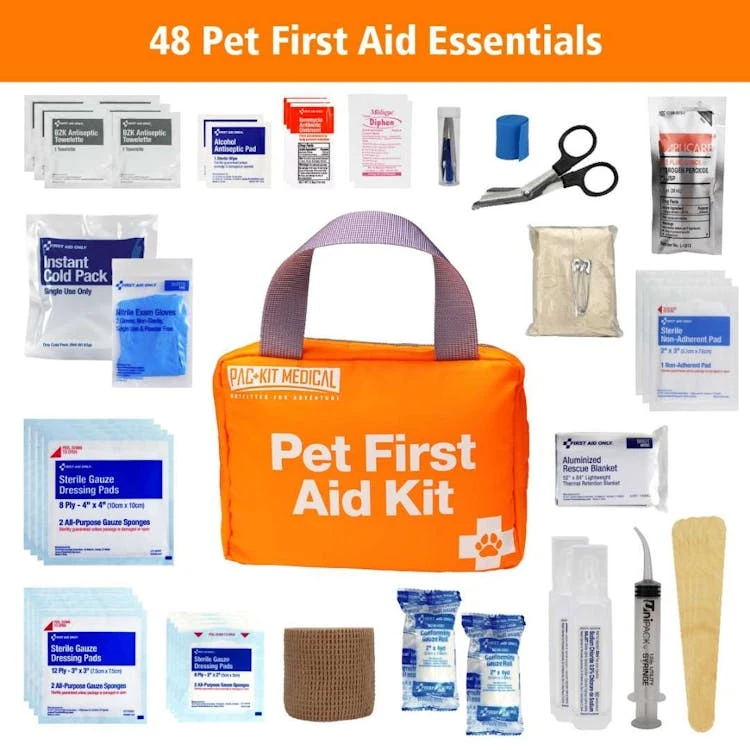 Large Pet First Aid Kits - 48 Pieces 1