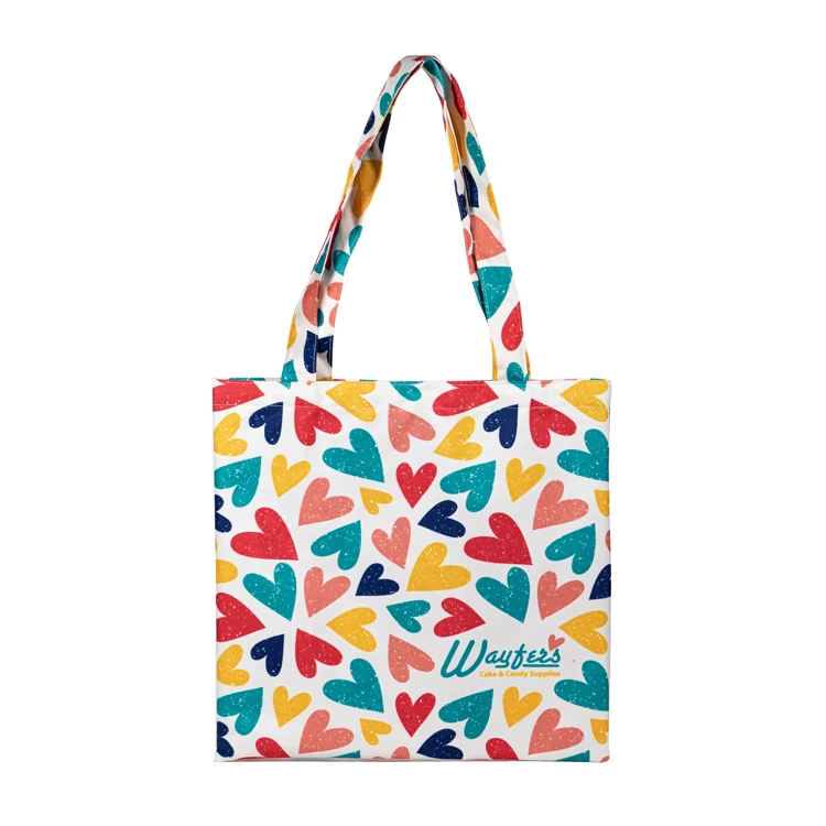 Sublimated Handles Medium Flat Tote (Ocean Freight) 1