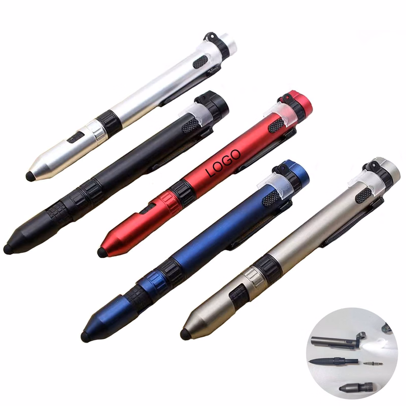 6 in 1 Multipurpose Ballpoint Pen