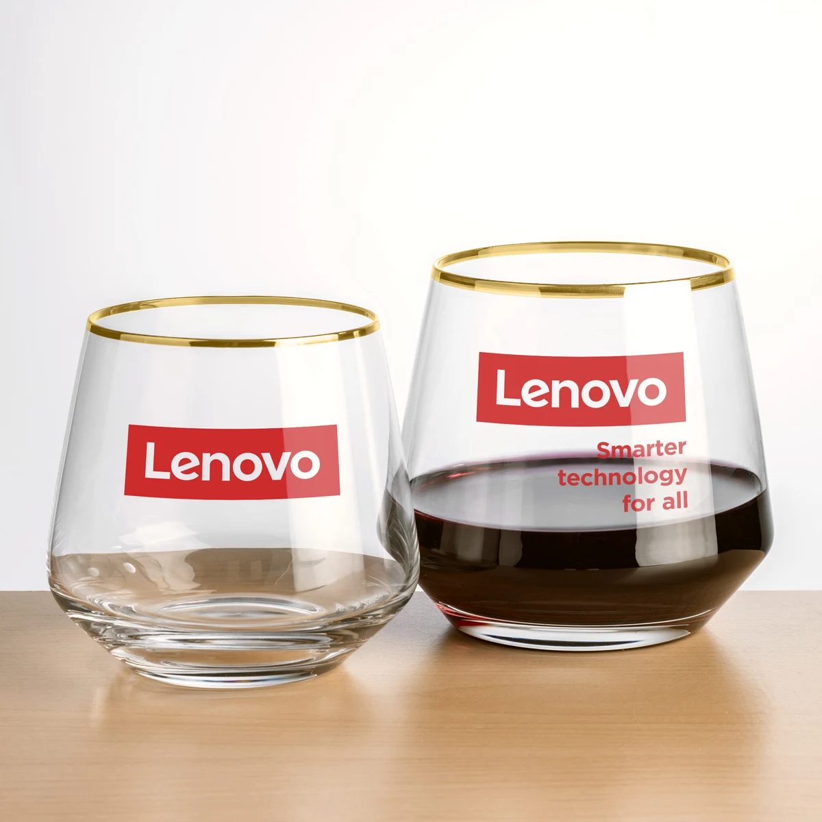 Tucson Gold Rim Stemless Wine - Imprinted 1
