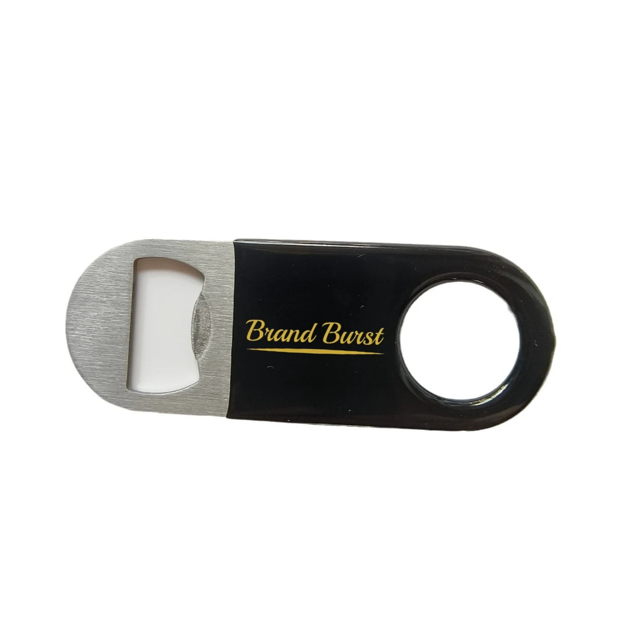 Short Rubber Coated Bottle Opener 1