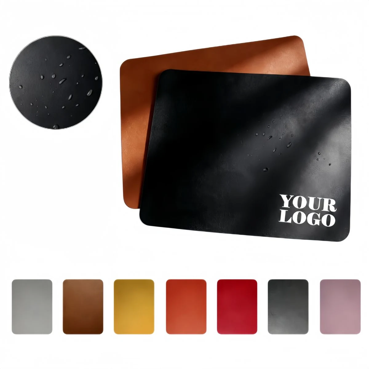 Double Sided Leather Mouse Pad 1