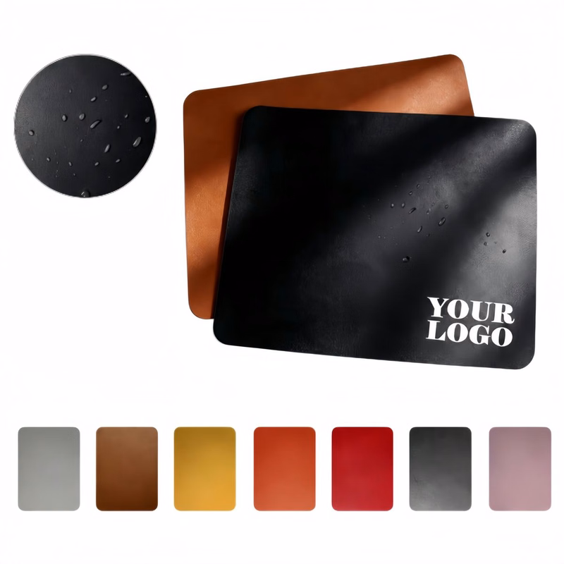 Double Sided Leather Mouse Pad