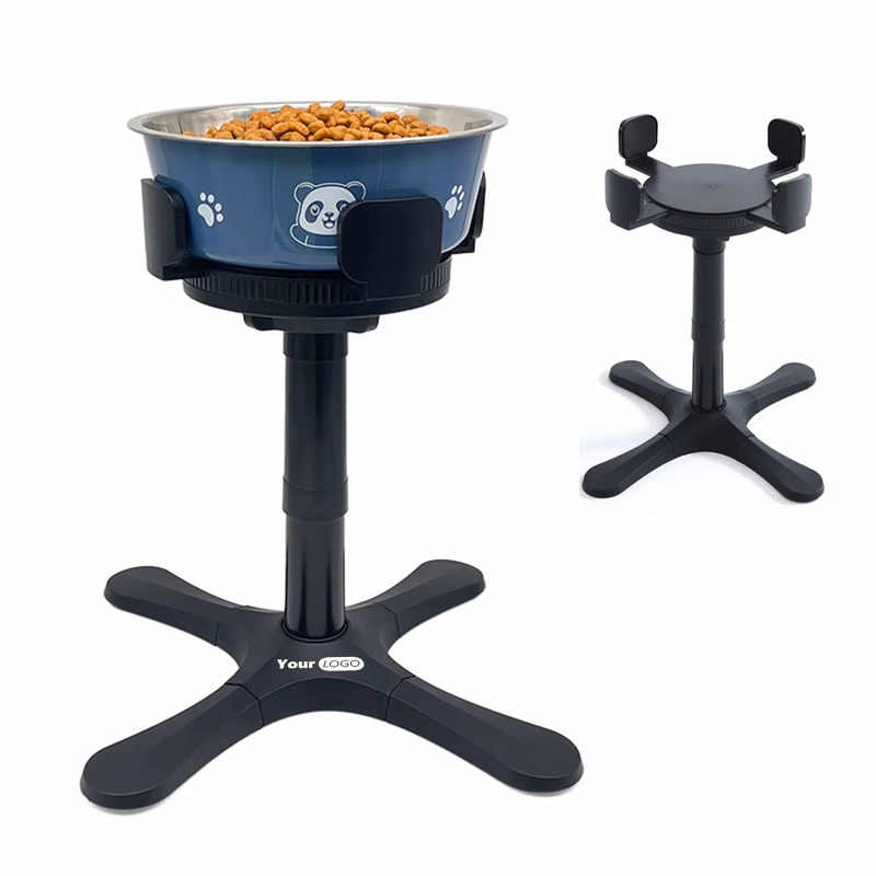 Abs Adjustable Height Bracket Dog Bowl