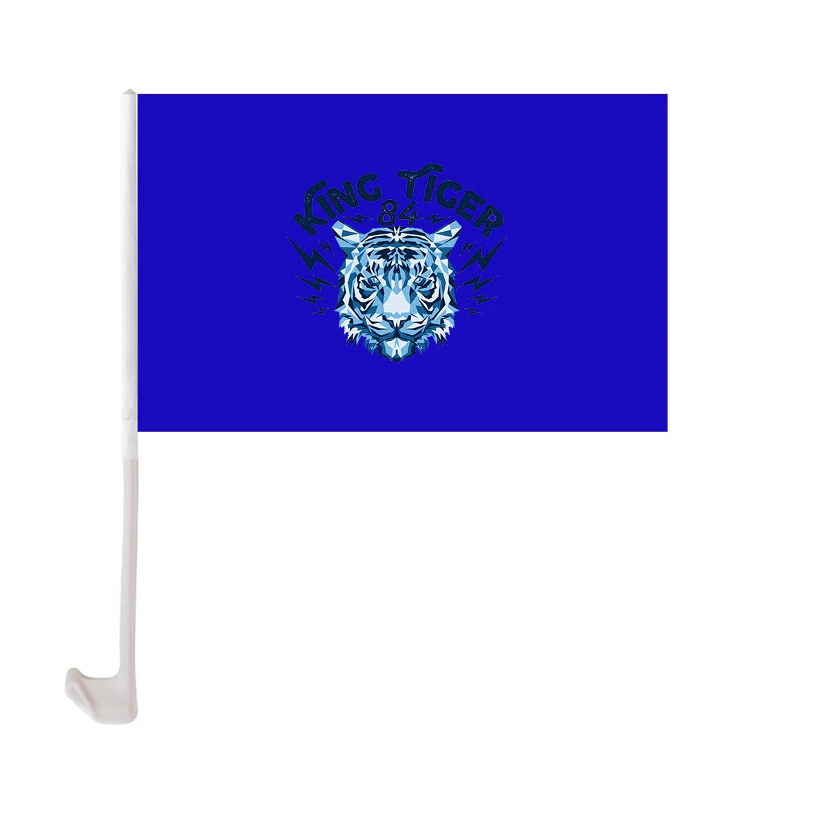 Full Color Print Car Flag w/Pole 1