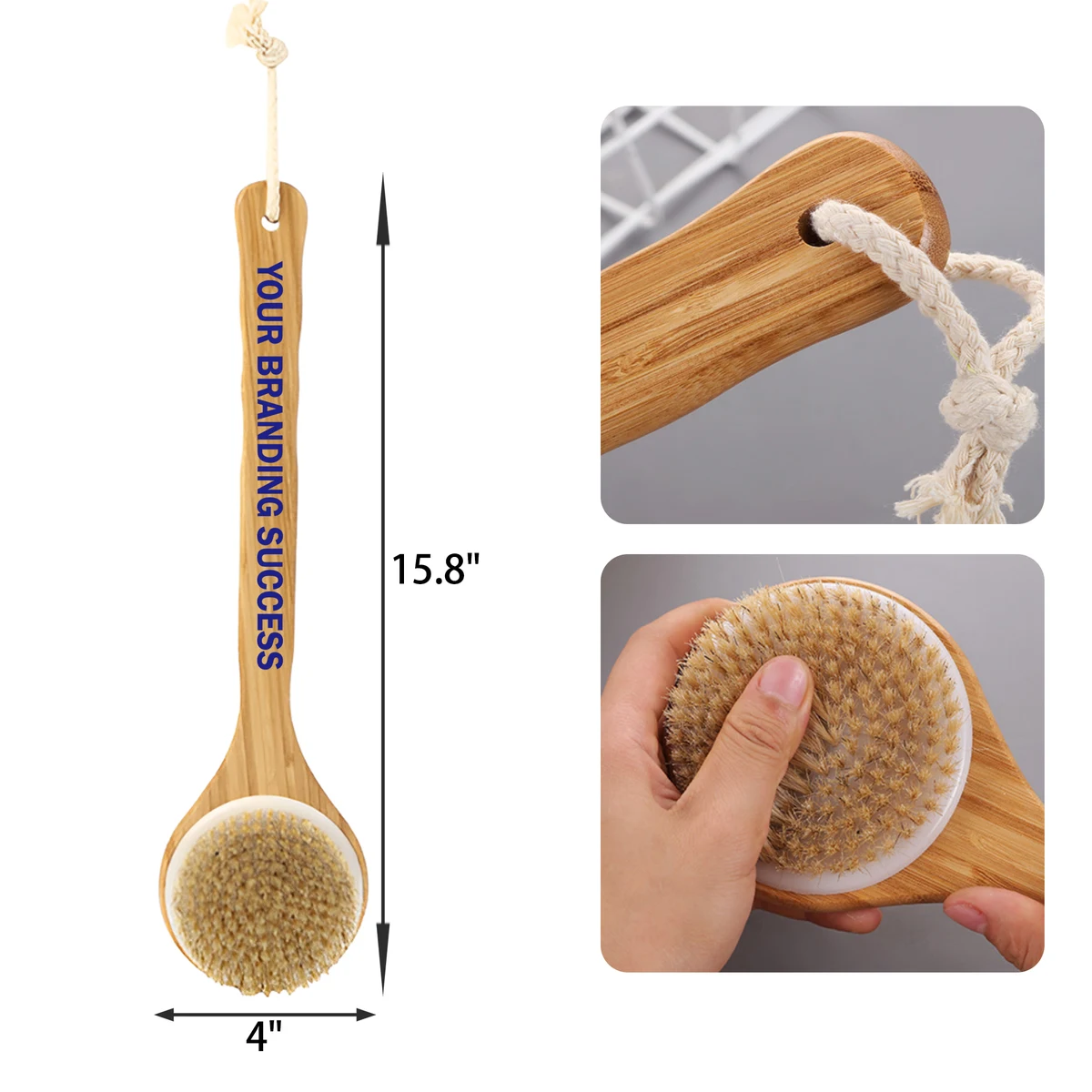 Convenient Long Handle Bath Brush 1
