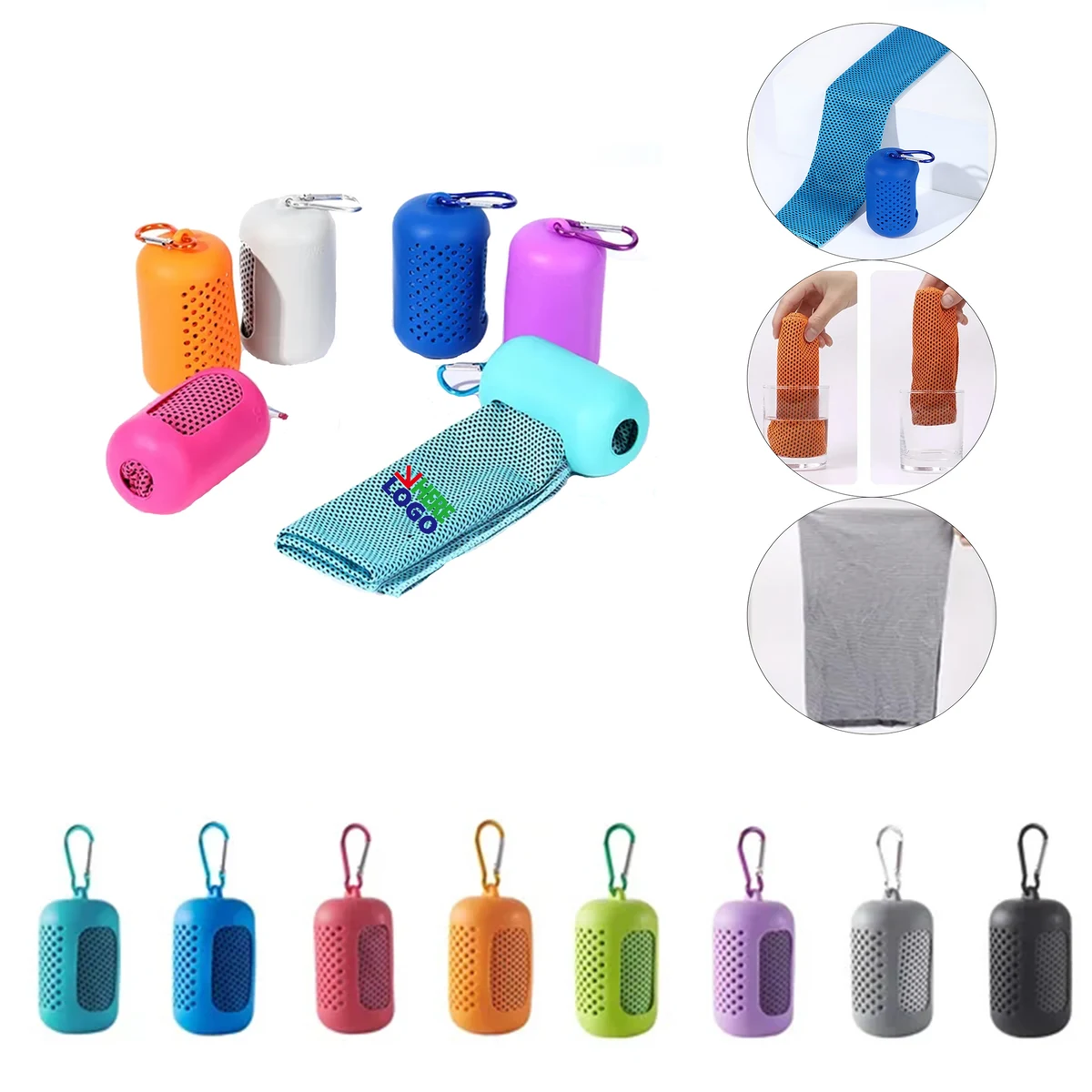 Silicone Case Cooling Towel 1