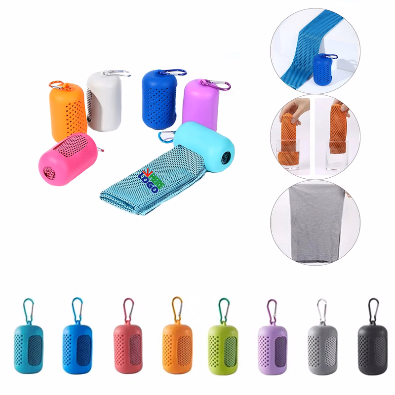 Silicone Case Cooling Towel