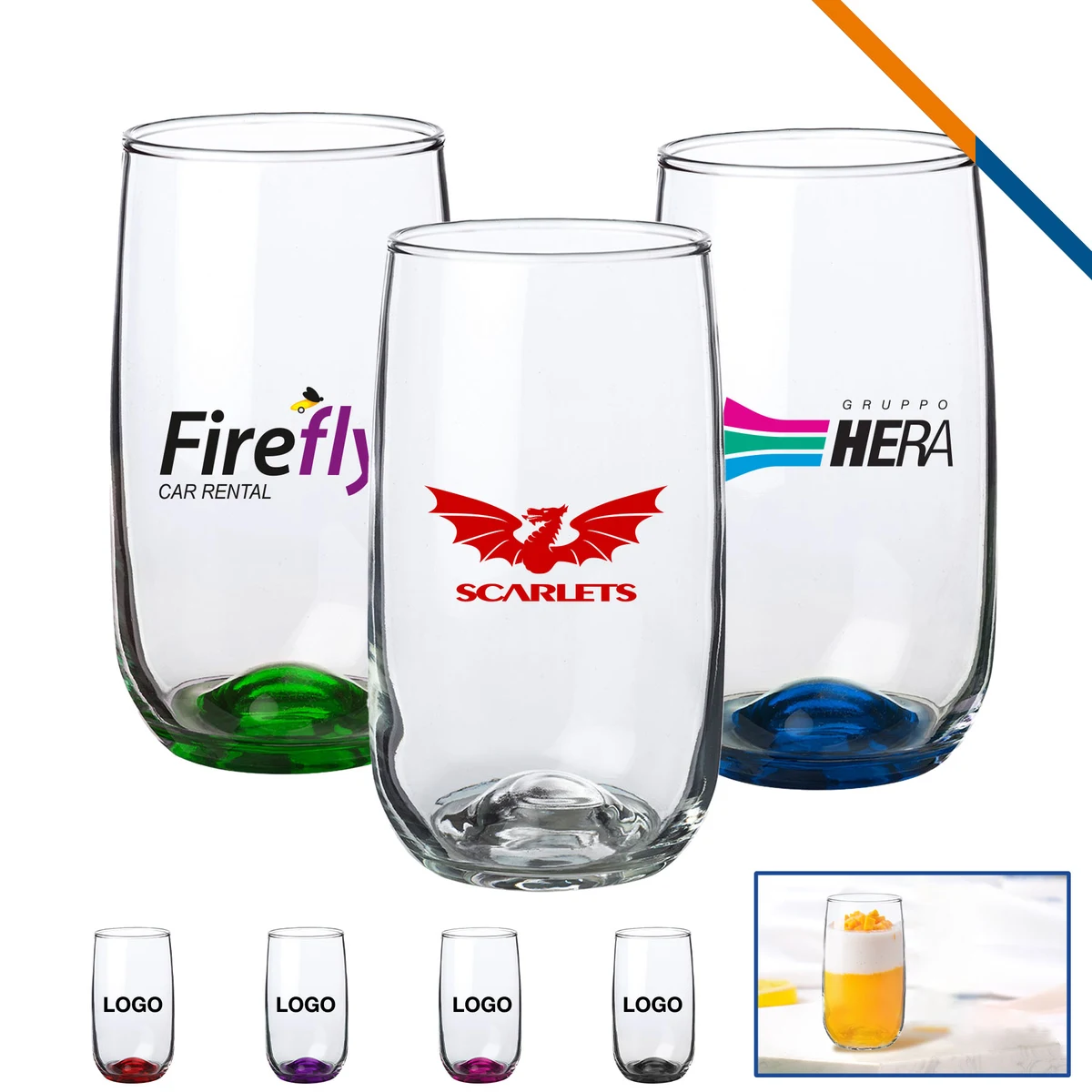 Olga Water Glasses - 15 OZ. 1
