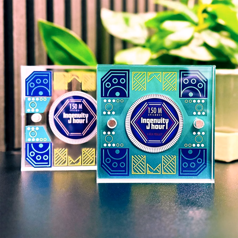 Acrylic Coin Display / Holder Vibrant UV color