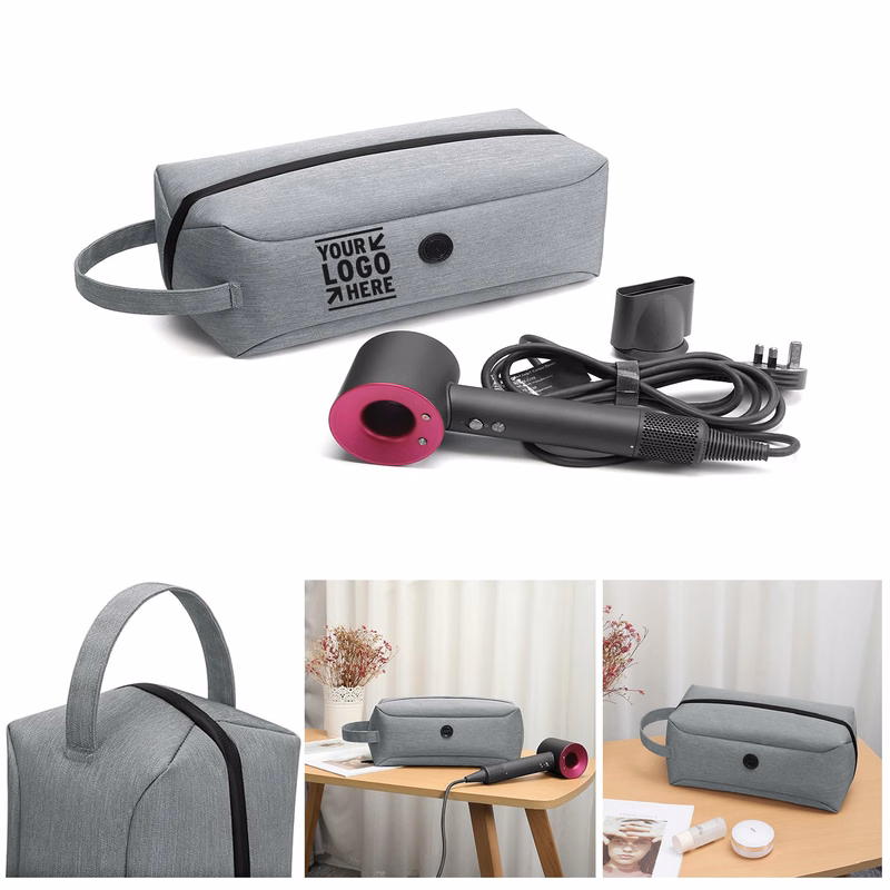 Upgraded Supersonic Hair Dryer Portable Travel Storage Bag Airwrap Styler Attachments Organizer