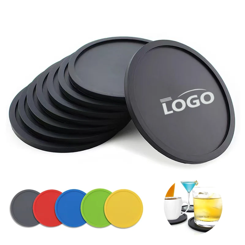 Personalized Silicone Drink Coasters 1