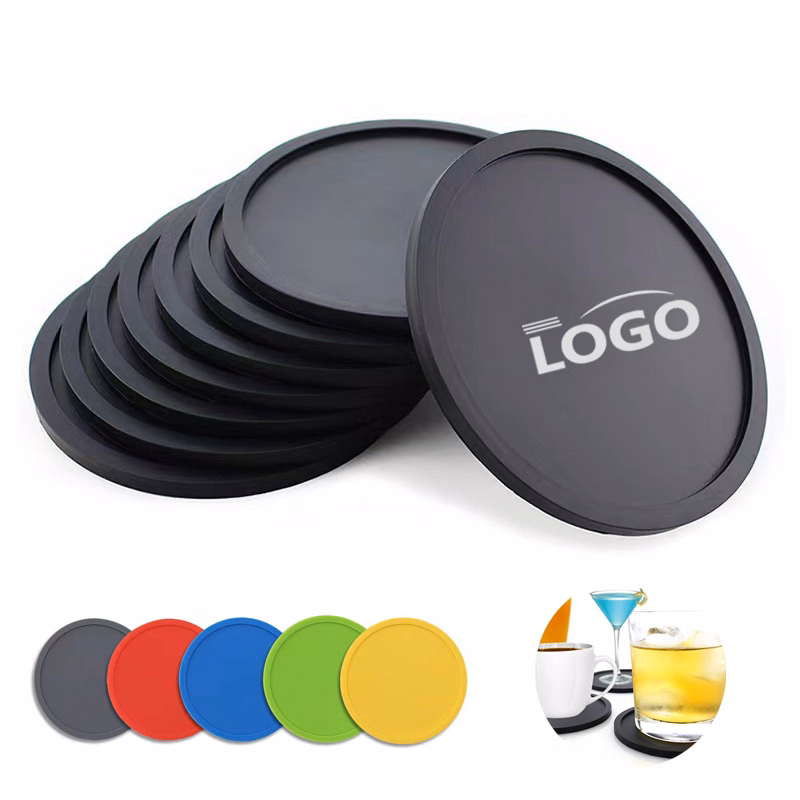 Personalized Silicone Drink Coasters