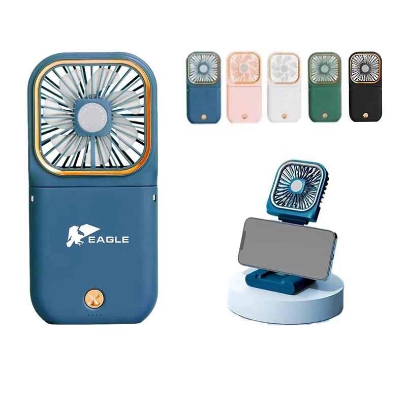 Folding Neck Fan with Power Bank 1