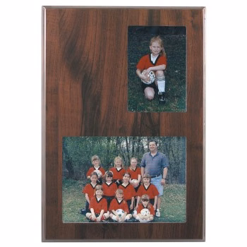 9" x 13" Cherry Finish Slide-In Frame Plaque