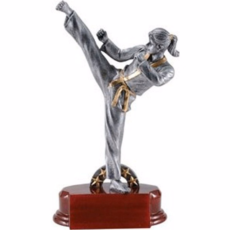 7" Karate-Female Resin Figure