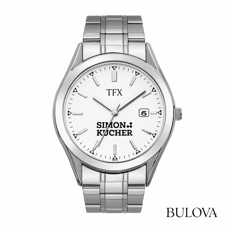 TFX by Bulova® Men's Silvertone Watch