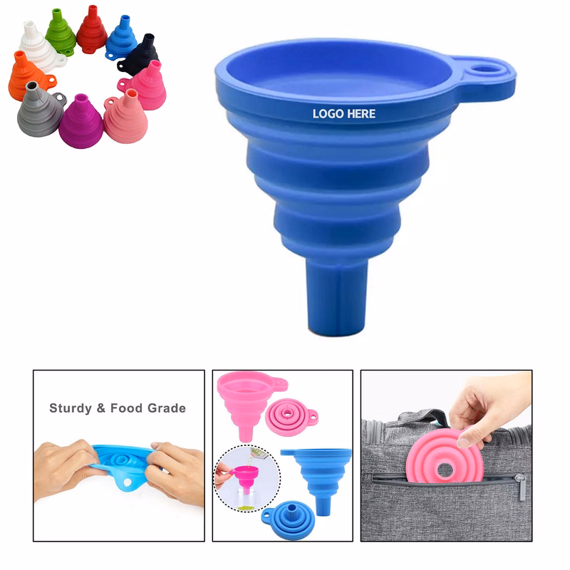 Foldable Silicone Kitchen Funnel Collapsible