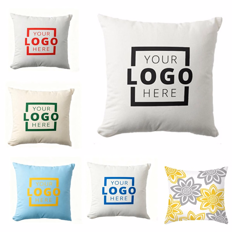 Single-Sided Full Color Print Promotional Office Pillow