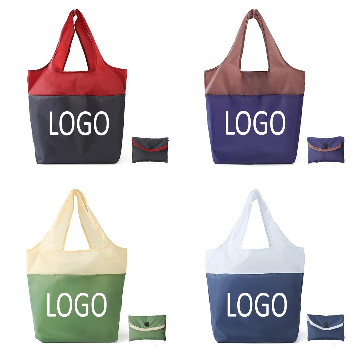 Polyester Folding Shopping Tote Bag 1
