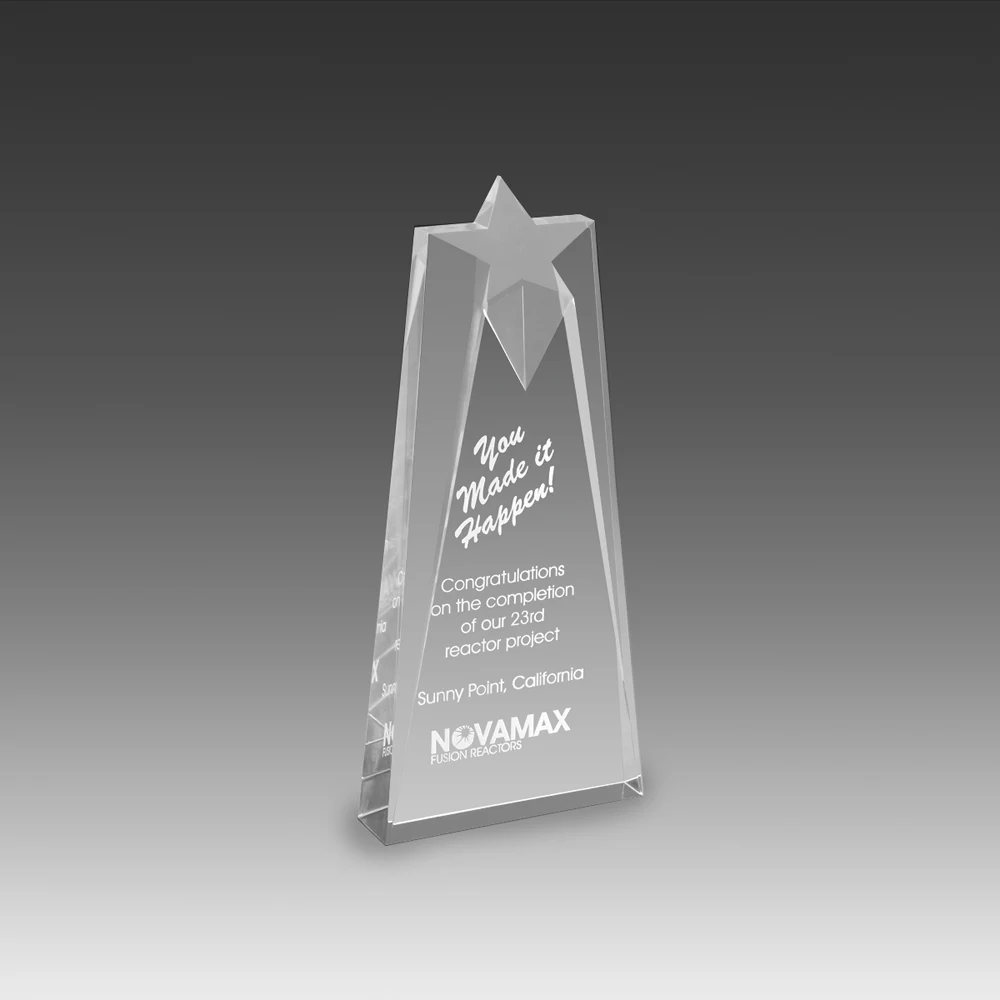 Star Crest Award (4"x9"x1") 1