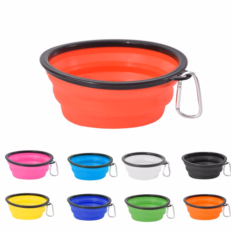 Portable Dog Bowl With Hook