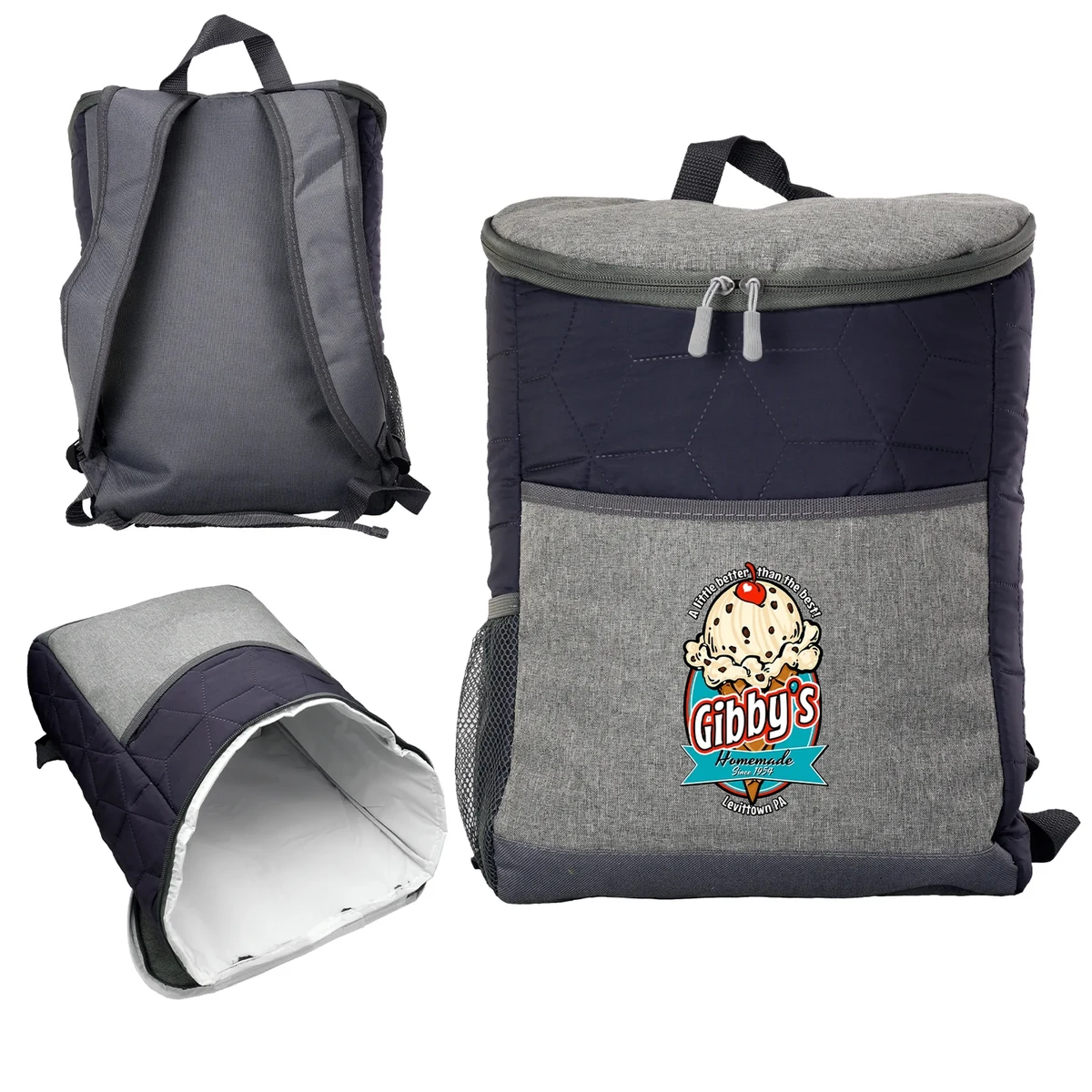 QUILTED COOLER BACKPACK 1
