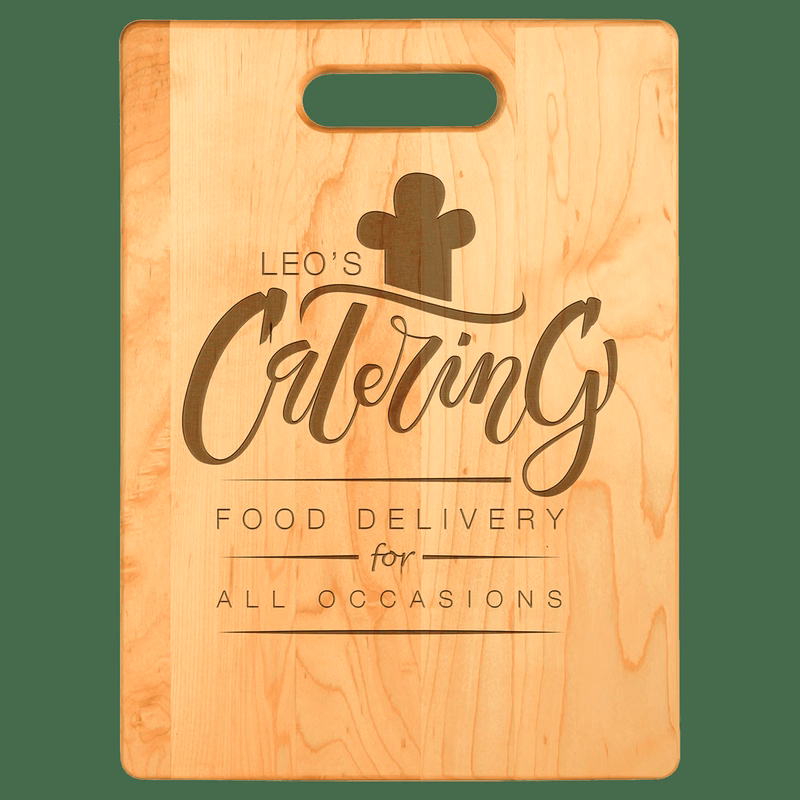 13 3/4" x 9 3/4" Light Brown Maple Cutting Board