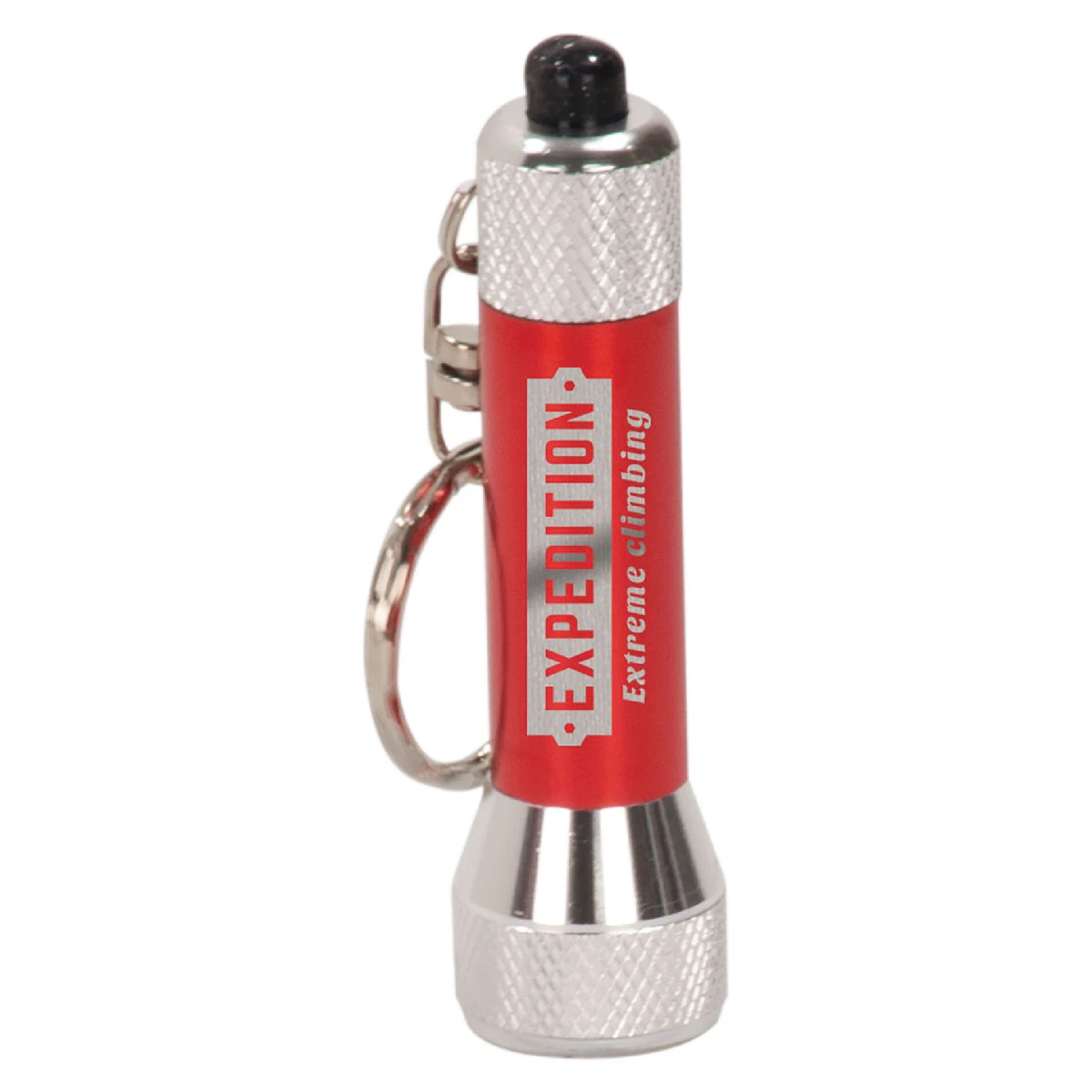2 3/4" Red 5-LED Flashlight with Keychain 1