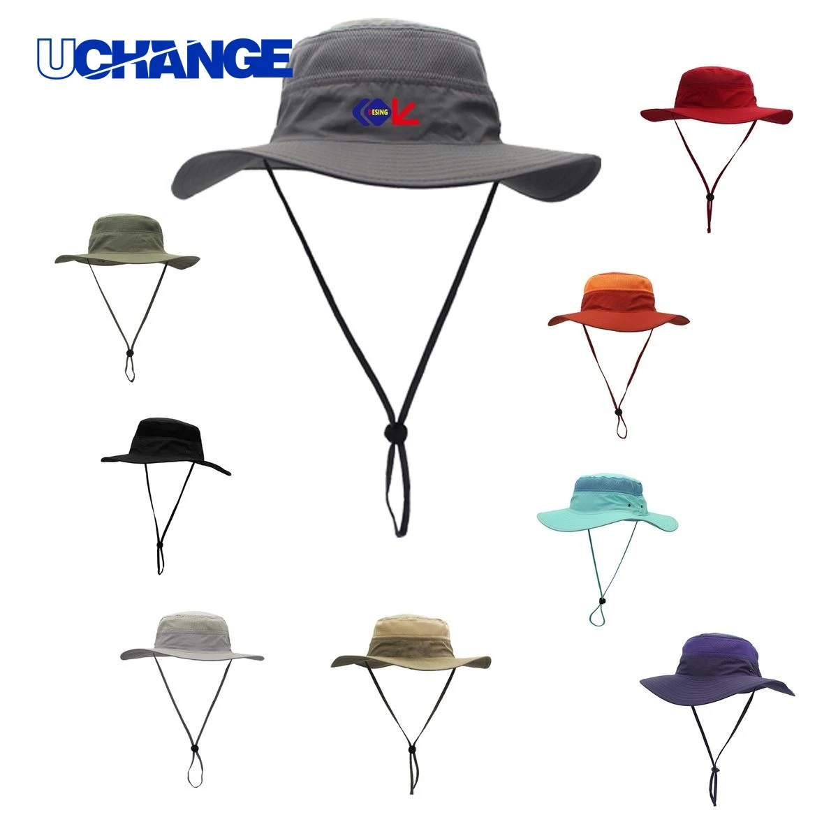 Wide Brim UV Protection Fishing Bucket Hat 1
