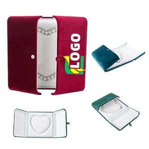 Velvet Jewelry Pearl Storage Box 1