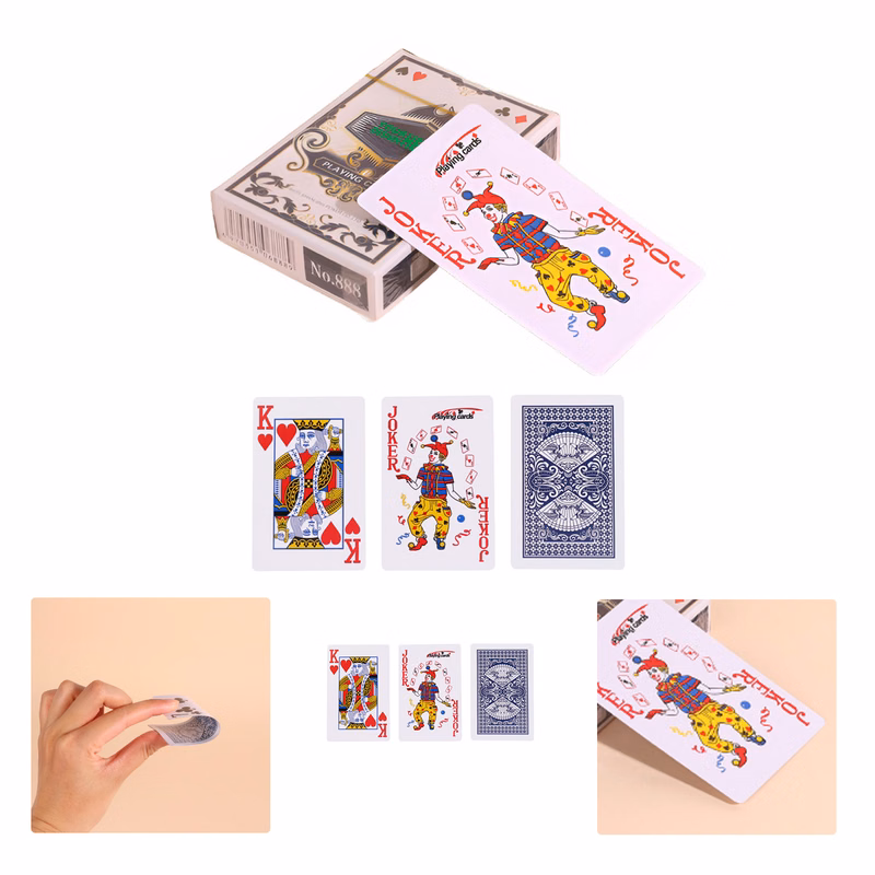 MOQ50 Premium Thickened Poker Playing Cards Custom Design
