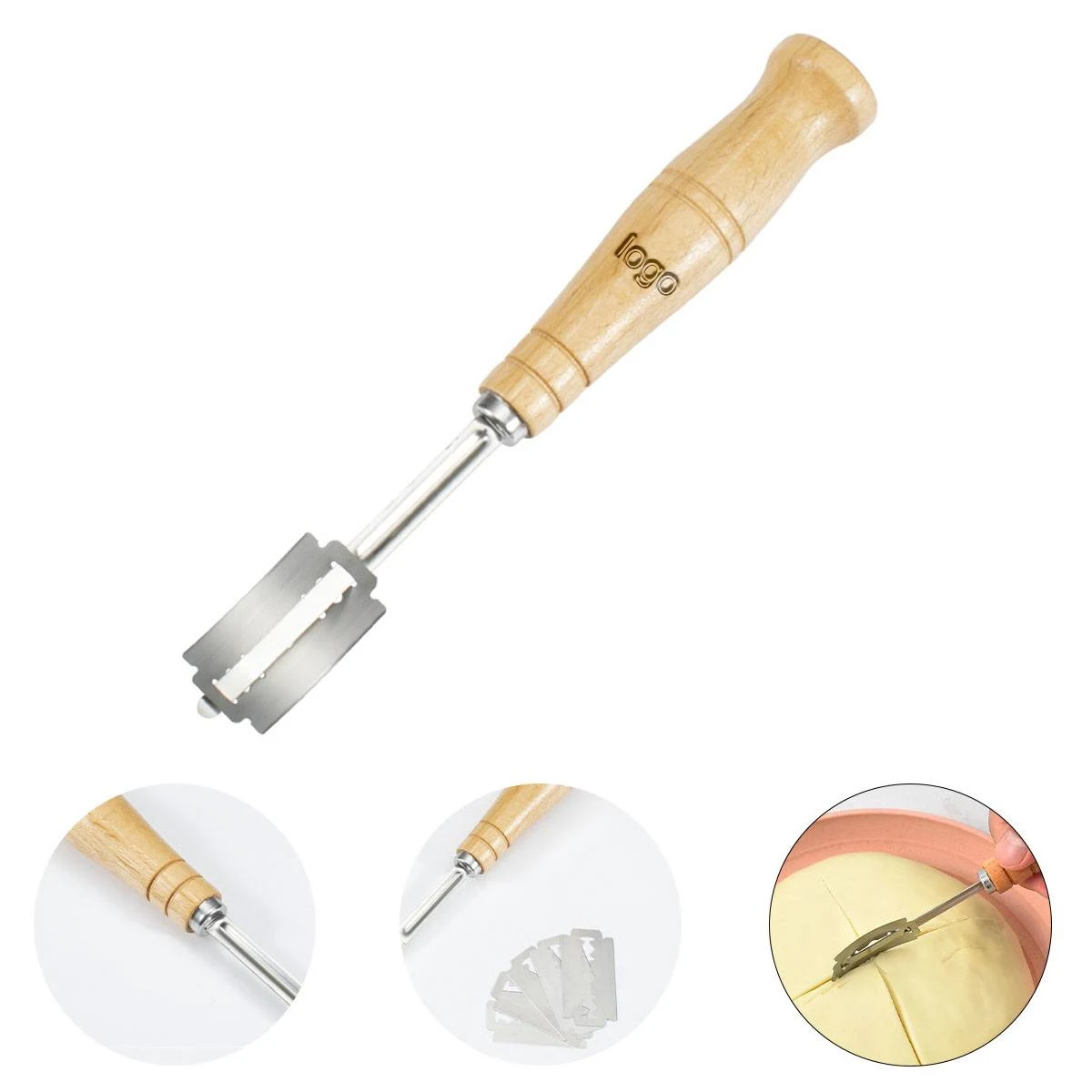 Premium Handmade Bread Knife For Dough Scratching 1