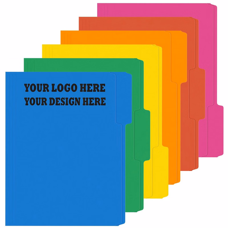Tabbed Manila Folder For Paper Organization