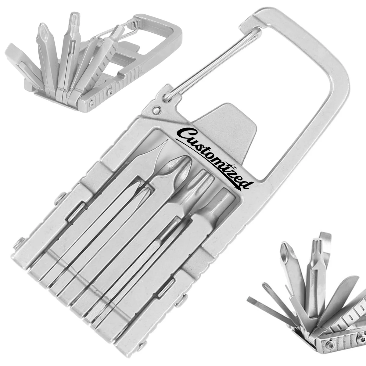 16-in-1 Carabiner Multi-Tool with Screwdrivers 1