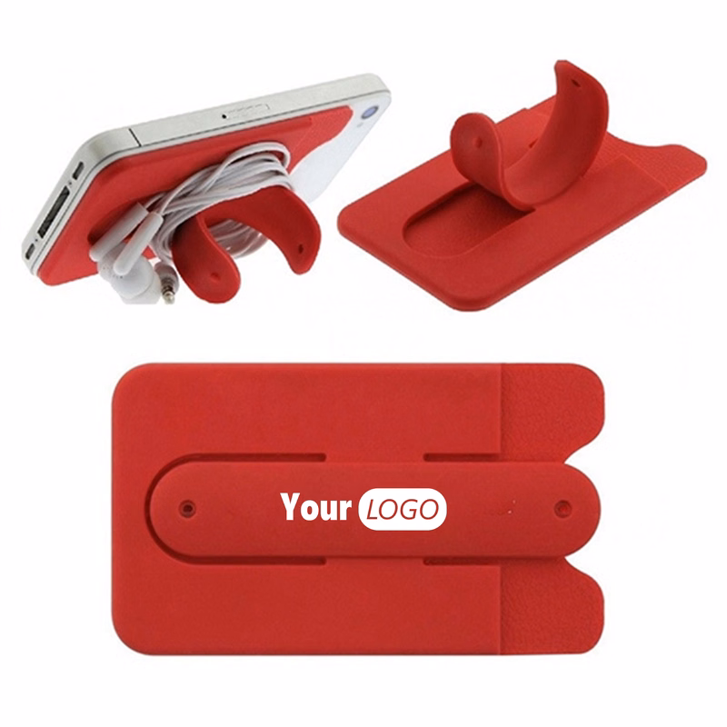 Silicone Multifunctional Cellphone Wallet With Convenient Stand