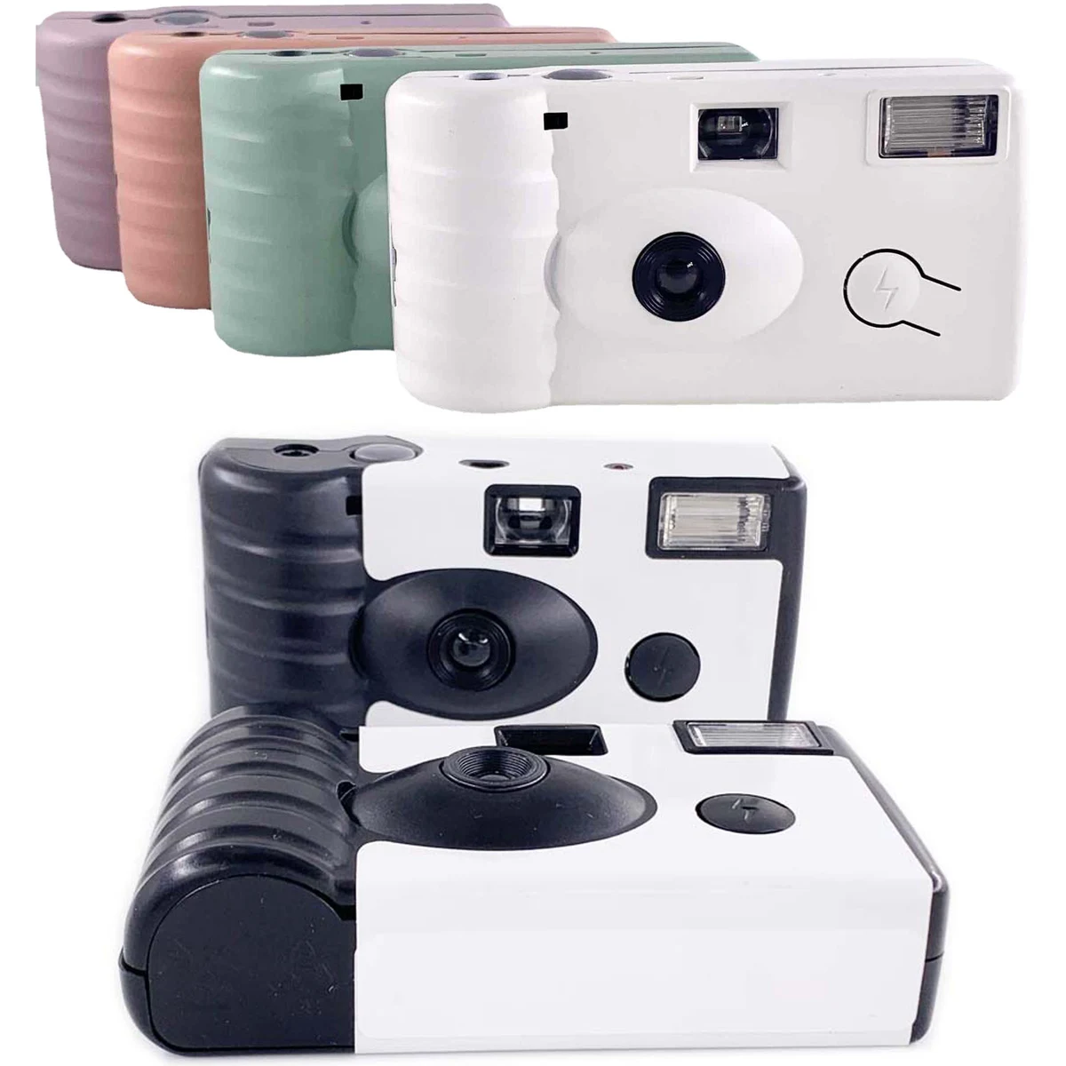 18 Pack Custom Wrap Disposable Camera for Weddings with Flashlight 1