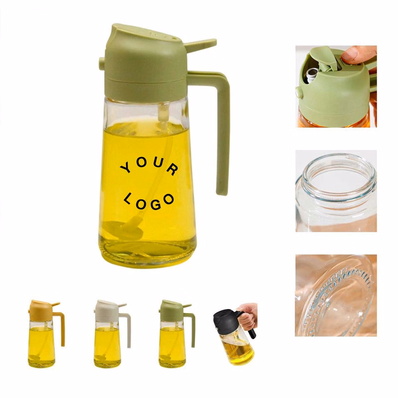 Dual Function Oil Bottle with Fine Mist Sprayer