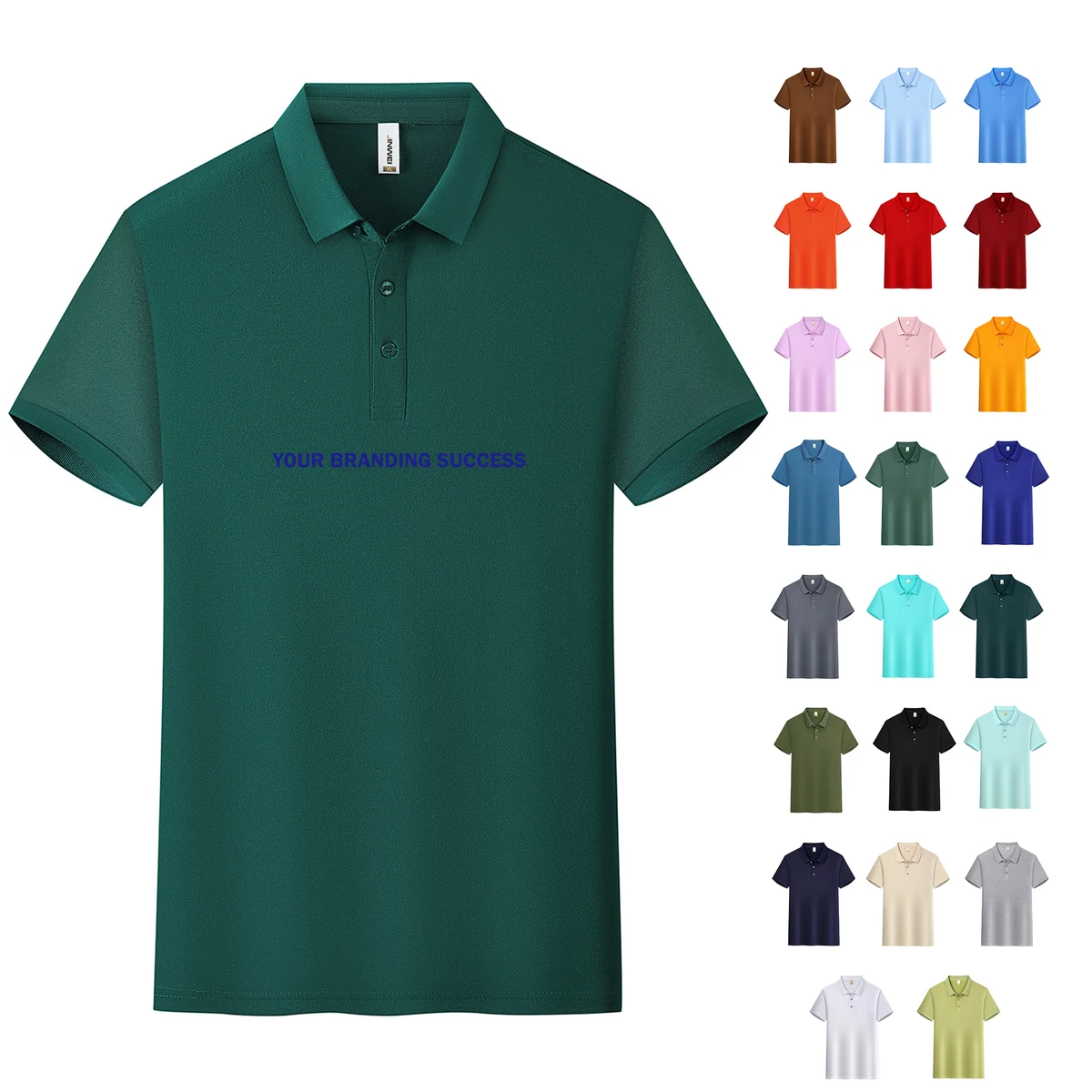 Men's Fine-Texture Polo Shirt - Quick-Dry Comfort 1