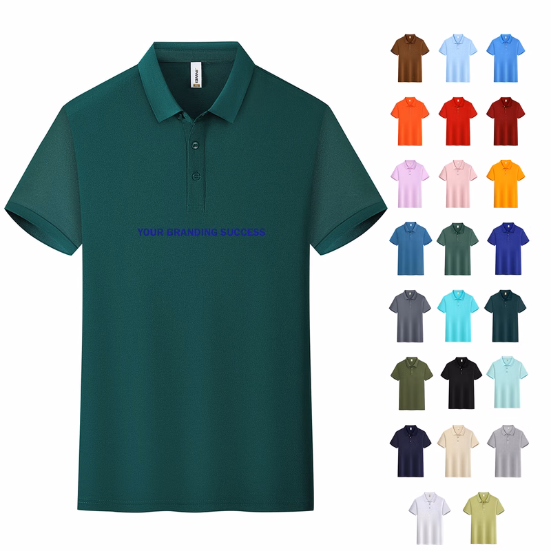 Men's Fine-Texture Polo Shirt - Quick-Dry Comfort