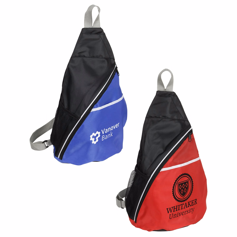 Busy Day Polyester Sling Backpack