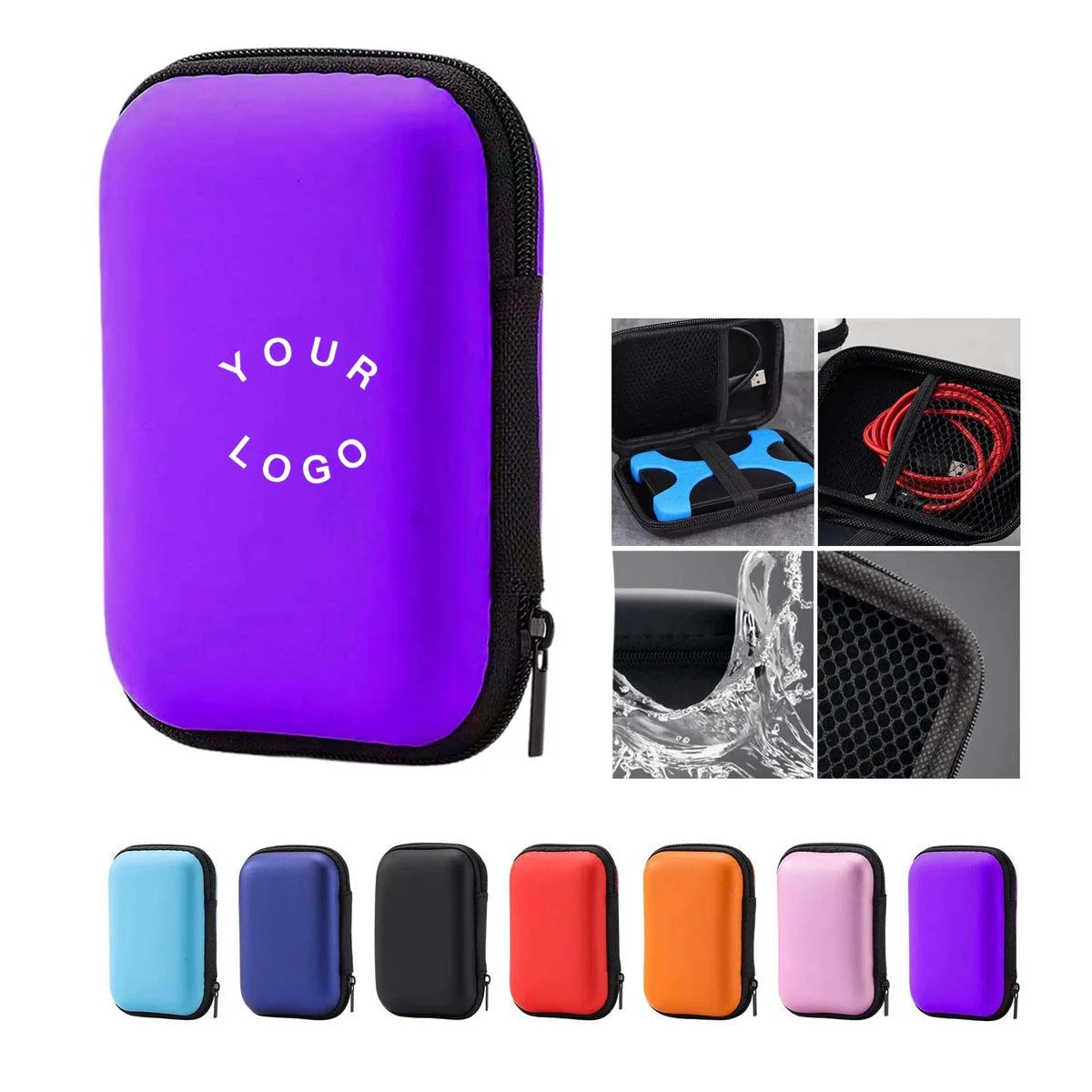 Zipper EVA Case for Earphones and Gadgets 1