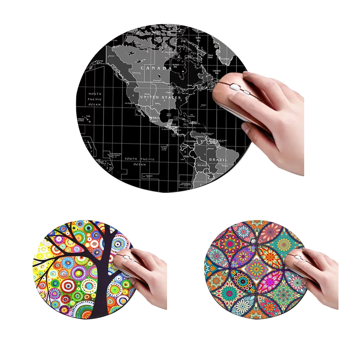Rubber Round Mouse Pad 1