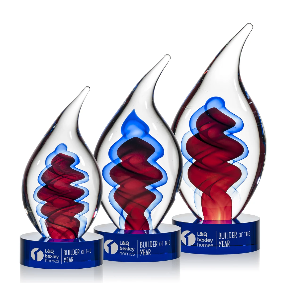 Trilogy Flame Award - Blue 1